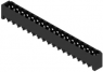 Pin header, 18 pole, pitch 5 mm, straight, black, 1841320000