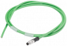 Sensor actuator cable, M8-cable plug, straight to open end, 4 pole, 2 m, PUR, green, 6ES7194-2MH20-0AC0