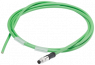 Sensor actuator cable, M8-cable plug, straight to open end, 4 pole, 2 m, PVC, green, 6ES7194-2LH20-0AC0