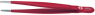 ESD general purpose tweezers, insulated, carbon steel, 145 mm, T2308A