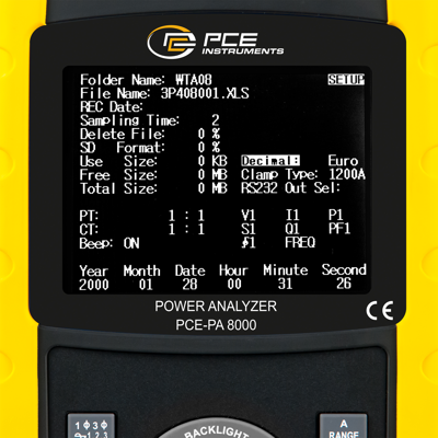 PCE-PA 8000 PCE Instruments Power Analysers Image 2