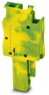 Plug, spring balancer connection, 0.08-4.0 mm², 1 pole, 24 A, 6 kV, yellow/green, 3040711