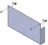 RackChiller In-Row Cooler Ganging Kit f/VaristarCP, 38 U, 300 mm Width, with 100 mm Plinth