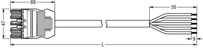 771-9995/105-105 WAGO Pre-assembled Connector Systems Image 2