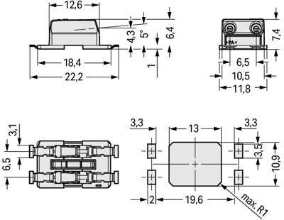 2070-452/998-406 WAGO PCB Terminal Blocks Image 3