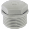 Cable gland, M16, 15 mm, Clamping range 5 to 10 mm, IP54, light gray, 52020513