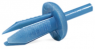 Wiring duct rivet for cable duct, blue, 181-42400