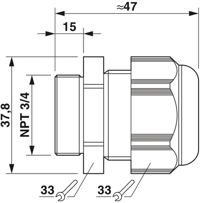 1411158 Phoenix Contact Cable Glands Image 2