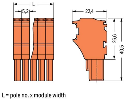 2022-112/000-012 WAGO Connecting Blocks Image 2