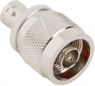 Coaxial adapter, 50 Ω, N plug to BNC socket, straight, 031-216