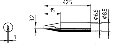 0842ED/SB Ersa Soldering tips, desoldering tips and hot air nozzles Image 2