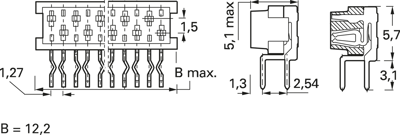 7-215460-8 AMP PCB Connection Systems Image 2