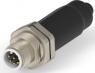 Circular connector, 8 pole, crimp connection, screw locking, straight, 1-2823447-5