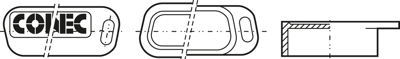 160X10409X CONEC Accessories for D-Sub, USB and Computer Connectors