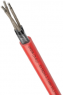 Polymer compound train cable UNIRAIL S 50264-3-2 600V MM FR 2 x 2.5 mm², unshielded, red