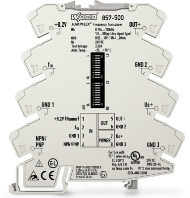 857-500 WAGO Signal Converters and Measuring Transducers Image 1