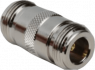 Coaxial adapter, 50 Ω, N socket to N socket, straight, 0404034