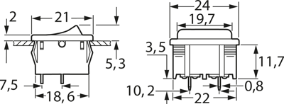 1802.2104 Marquardt Rocker Switches Image 2