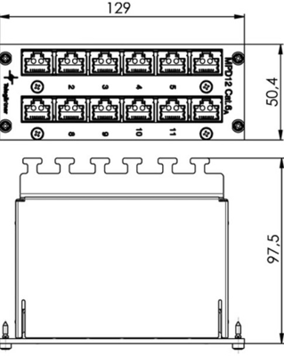 100007000 Telegärtner Connectin Modules, Patch Distributors Image 2