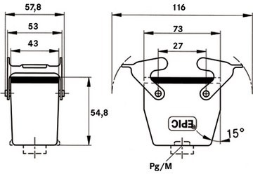 79040200 LAPP Housings for HDC Connectors Image 2