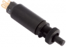 Pushbutton, 1 pole, black, unlit , 4.5 A/12 V, mounting Ø 6 mm, IP65, 17.17851.30