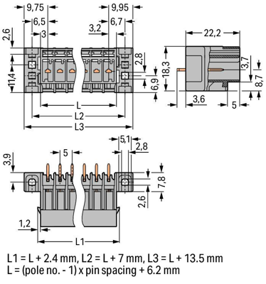 769-640/003-000 WAGO PCB Connection Systems Image 2