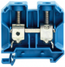 Through terminal block, screw connection, 2.5-35 mm², 2 pole, 125 A, 8 kV, blue, 0380780000