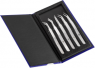 ESD SMD tweezers kit (5 tweezers), uninsulated, antimagnetic, stainless steel, K5SMDF