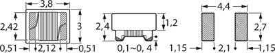 1210AS-010K-01 Fastron Fixed Inductors Image 2