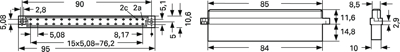 09040323213 Harting DIN PCB Connectors Image 2