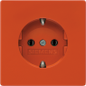 German schuko-style socket, red, 16 A/250 V, Germany, IP20, 5UB1837