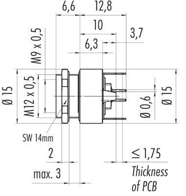 09 0416 35 05 binder Other Circular Connectors Image 2