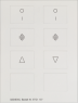 DELTA i-system sheet of pictographs for double rocker with labeling field