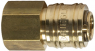 Quick-release coupling NW 7.2 “connect line”, MS blank, G 1/4 female thread