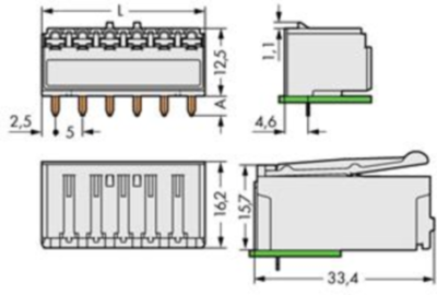 2092-1322 WAGO PCB Connection Systems Image 2