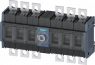 Load-break switch, 6 pole, 100 A, 1250 V, (W x H x D) 202 x 168 x 68 mm, screw mounting/DIN rail, 3KD3060-0NE20-0