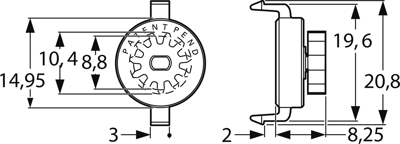 171 16 095 Thora Vibration Damper Image 2