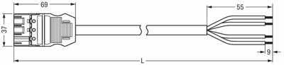 771-9994/205-107 WAGO Pre-assembled Connector Systems Image 2