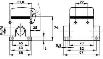 79046200 LAPP Housings for HDC Connectors Image 2