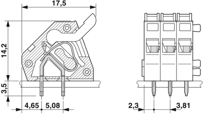 1704994 Phoenix Contact PCB Terminal Blocks Image 3