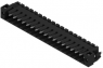Pin header, 18 pole, pitch 3.5 mm, straight, black, 1804860000