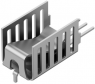 Clip-on heatsink, 21 x 13 x 13 mm, 24.1 K/W, solderable surface