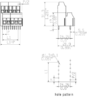 1977500000 Weidmüller PCB Terminal Blocks Image 2