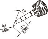 0142SDLF04L/SB Ersa Soldering tips, desoldering tips and hot air nozzles Image 2