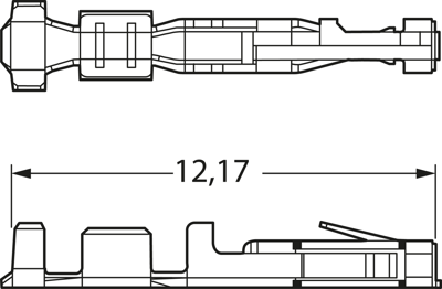 794611-1 AMP Crimp Contacts Image 2