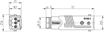 932143106 Hirschmann Automation and Control Device Connectors Image 2