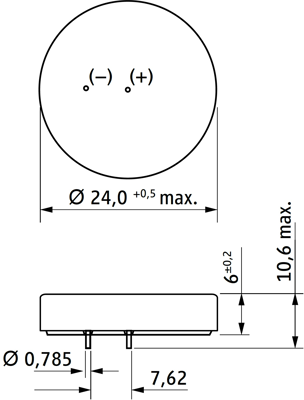 1111576302 Tadiran Batteries Round Cells, 9V Blocks Image 2