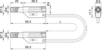 28.0126-05027 Stäubli Electrical Connectors Test Leads Image 4