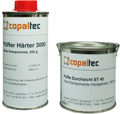 PURE DURCHSICHT ST 45 TRANSPARENT copaltec Sealants, Potting Compounds