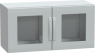 Control cabinet, (H x W x D) 500 x 1000 x 420 mm, IP65, polyester, light gray, NSYPLA5104TG